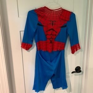 MARVEL SPIDER-MAN Super Hero Jumpsuit Costume Kids Size 7-10, Pre-owned Worn